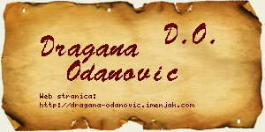 Dragana Odanović vizit kartica